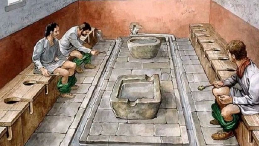 რისთვის იყენებდნენ ძველ
რომში საზოგადოებრივ
ტუალეტებს