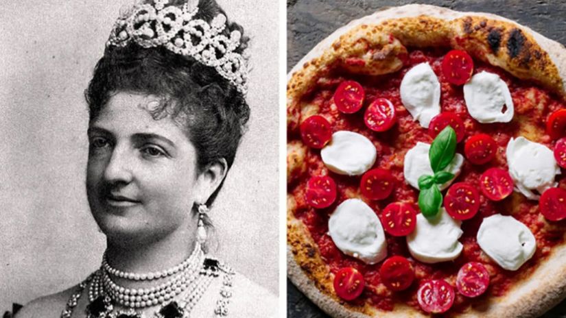 დედოფალი მარგარიტა და
პიცა მარგარიტა