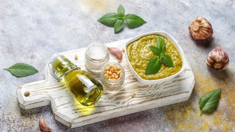 პესტოს მომზადება