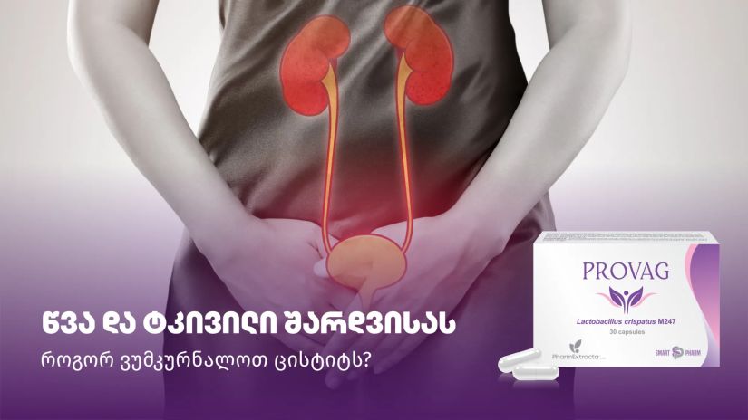 წვა და ტკივილი შარდვისას -
როგორ ვუმკურნალოთ
ცისტიტს?
