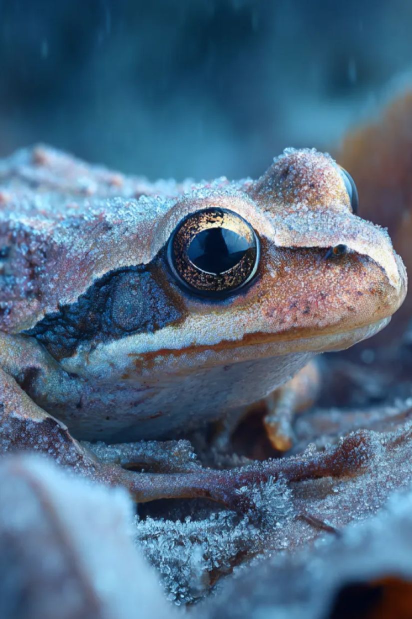 როგორ უძლებს ბაყაყი
ყინვას?