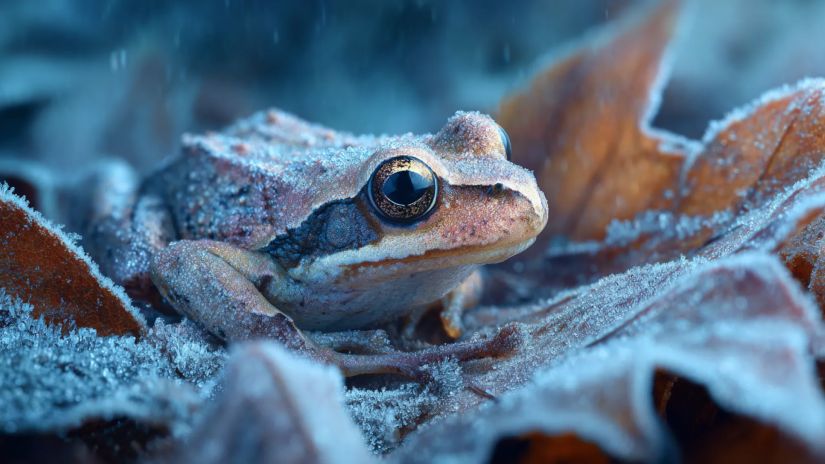 როგორ უძლებს ბაყაყი
ყინვას?