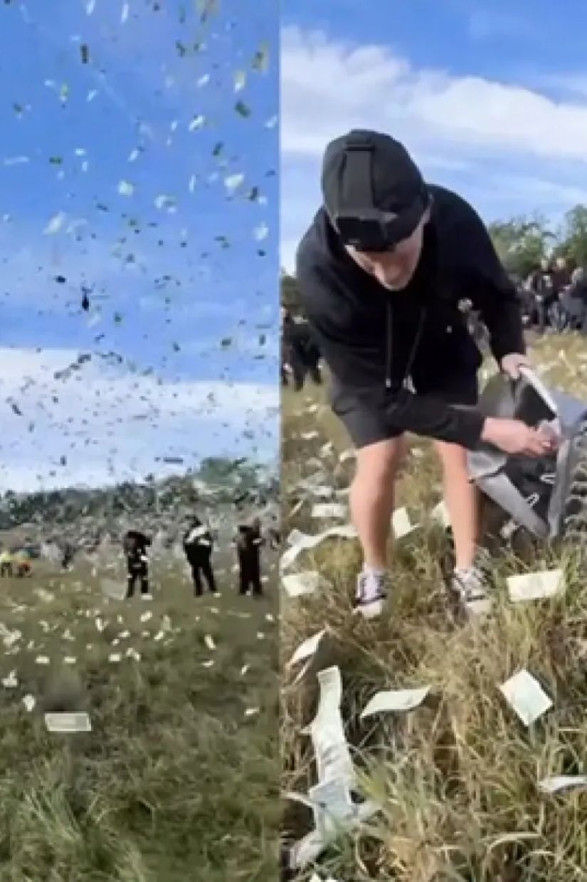 4 შემთხვევა, როდესაც ციდან
ფული მართლა ცვიოდა