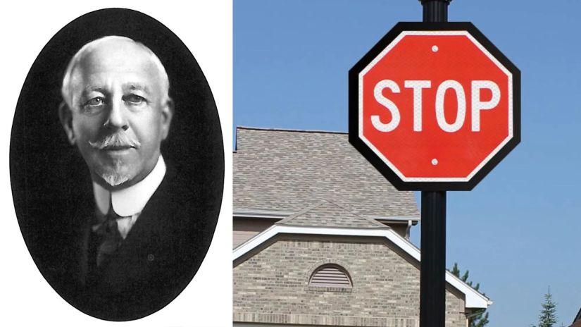 „სტოპ“ ნიშნის ავტორს
მანქანა არასდროს
უტარებია