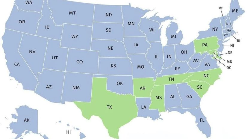 აშშ-ის შტატები, სადაც
ათეისტებს სახელმწიფო
თანამდებობების დაკავება
ეკრძალებათ